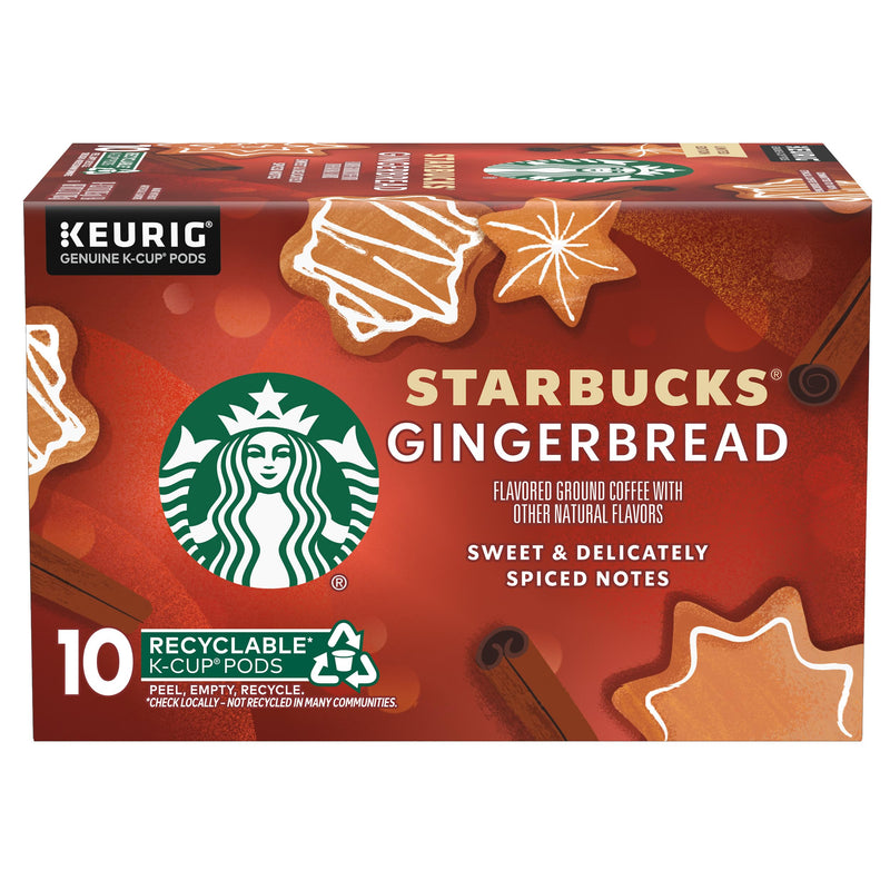 Starbucks K-Cup Coffee Pods—Caramel Flavored Coffee—100% Arabica—1 box (40 pods)