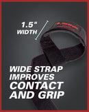 Harbinger Padded Cotton Lift Straps - Soft, Supportive Neotek Wrist Pads - 21.5" Length, 1.5" Width - Reinforced Edges & Heavy-duty Stitching - Cushions Wrists for Lifting Support