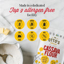 Otto's Naturals Multi-Purpose Cassava Flour, Non-GMO, Gluten-Free, Grain, Nut and Gum-Free, 1-to-1 Wheat Flour Alternative, Paleo, AIP, 2 lb