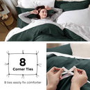 Bedsure Twin/Twin XL Duvet Cover Dorm Bedding - Soft Prewashed White Duvet Cover Twin, 2 Pieces, Includes 1 Duvet Cover (68"x90") with Zipper Closure & 1 Pillow Sham, Comforter NOT Included