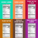 JONESBAR (Variety Pack, 12 Count (Pack of 1)), USDA Organic Fruit & Nut Bar, Non-GMO, Kosher, Vegan, Gluten Free, Simple Snack Bar