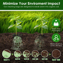 13 Gallon Compostable Trash Bags with Drawstring, Heavy Duty Extra Thick 1 Mil, 49.21 Liter, Tear Resistant and Odorless Kitchen Food Scrap Waste Bag, US BPI and OK Compost Home Certified (30 Count)