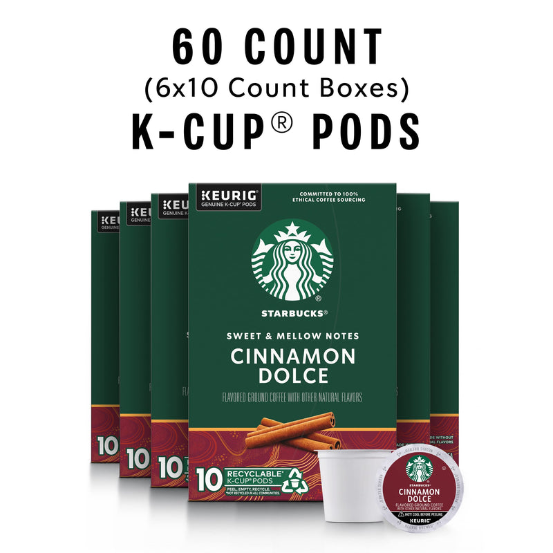 Starbucks K-Cup Coffee Pods—Caramel Flavored Coffee—100% Arabica—1 box (40 pods)