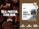Levels Grass Fed Whey Protein Powder, No Artificials, 24G of Protein, Double Chocolate, 5LB