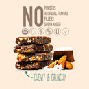 JONESBAR (Dark Chocolate Almond, (12 Count (Pack of 1)), USDA Organic Fruit & Nut Bar, Non-GMO, Kosher, Vegan, Gluten Free, Simple Snack Bar