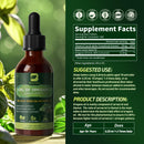 B BEWOTHS Organic Oregano Oil Drops | Oil of Oregano with Black Seed Oil, Vitamin E, 80% Carvacrol Oregano Drops for Immune, Antioxidant, Gut Detox Cleanser Support - Non-GMO, Vegan (240-day Supply)