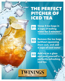 Twinings Pure Camomile & Honey Herbal Tea individually Wrapped Bags, Naturally Caffeine Free 20 Count (Pack of 6)