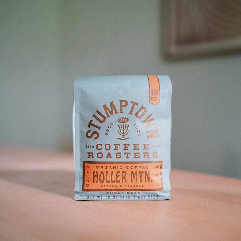 Stumptown Coffee Roasters, Medium Roast Organic Whole Bean Coffee - Holler Mountain 12 Ounce Bag with Flavor Notes of Citrus Zest, Caramel and Hazelnut