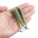 RUNCL Swimbaits Paddle 10/20/30/40PCS, 5/4/3/2 Inchs Paddle Tail, Soft Lure for Trout Crappie Bass, Durable Plastic Bait Swimmer for Saltwater/Freshwater, Fishing Lover's Gift