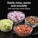 Proctor Silex Durable Electric Vegetable Chopper & Mini Food Processor for Chopping, Puree & Emulsify, 1.5 Cup, 1.5 cups, White