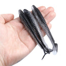 RUNCL Swimbaits Paddle 10/20/30/40PCS, 5/4/3/2 Inchs Paddle Tail, Soft Lure for Trout Crappie Bass, Durable Plastic Bait Swimmer for Saltwater/Freshwater, Fishing Lover's Gift