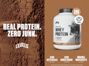 Levels Grass Fed Whey Protein Powder, No Artificials, 24G of Protein, Double Chocolate, 5LB