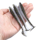 RUNCL Swimbaits Paddle 10/20/30/40PCS, 5/4/3/2 Inchs Paddle Tail, Soft Lure for Trout Crappie Bass, Durable Plastic Bait Swimmer for Saltwater/Freshwater, Fishing Lover's Gift