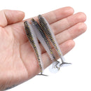 RUNCL Swimbaits Paddle 10/20/30/40PCS, 5/4/3/2 Inchs Paddle Tail, Soft Lure for Trout Crappie Bass, Durable Plastic Bait Swimmer for Saltwater/Freshwater, Fishing Lover's Gift