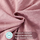 ALAZURIA Bedding Duvet Cover 2 Piece Set - Super Soft Prewashed, Duvet Covers Twin with Zipper Closure & 4 Corner Ties (1 Duvet Cover + 1 Pillow Case) Terracotta Pastel, Twin