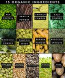 Truvani Vegan Pea Protein Powder | Vanilla | 20g Organic Plant Based Protein | 18 Servings | Keto | Gluten & Dairy Free | Low Carb | No Added Sugar