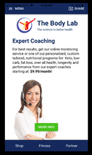 The Body Lab Monitoring Service