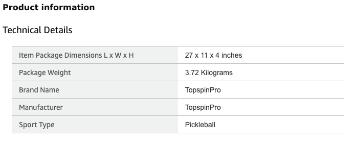 The for Pickleball - Training Aid, Learn Topspin in 2 Minutes a Day