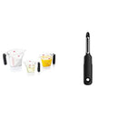 OXO Good Grips 3-Piece Angled Measuring Cup Set, Black