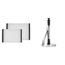OXO Good Grips 2-Piece Plastic Cutting Board Set (Pack of 1),Clear