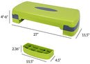 BalanceFrom Adjustable Workout Aerobic Stepper Step Platform Trainer