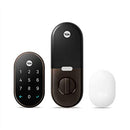 Google Nest x Yale Lock - Tamper-Proof Smart Lock for Keyless Entry - Keypad Deadbolt Lock for Front Door - Works with Nest Secure Alarm System - Satin Nickel