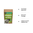 FGO Organic Green Tea, Eco-Conscious Tea Bags, 100 Count