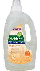 Biokleen Laundry Detergent -128 HE Loads - Citrus Essence 64 Fl Oz Concentrated, Eco-Friendly, Plant-Based, No Artificial Fragrance - Packaging May Vary