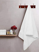 GLAMBURG 8-Piece Towel Set, Contains 2 Oversized Bath Towels 30x54, 2 Hand Towels 16x28, 4 Wash Cloths 13x13 - Quickdry Towel Sets, Ideal for Everyday use, Hotel & Spa - Black