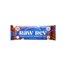 Raw Rev Vegan High-Protein Bars, Double Chocolate Brownie Batter, 10g Plant Protein, 12g Fiber, Non-GMO, 1.6 Oz, 12 Count (Pack of 1)