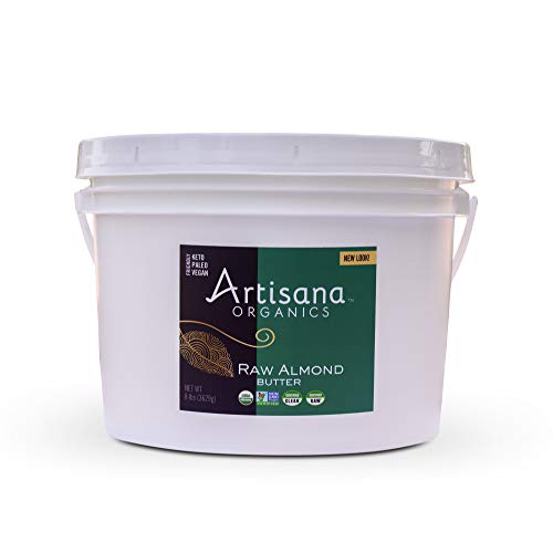 Artisana Organics Raw Almond Butter, 14oz | No Sugar Added, No Palm Oil, Vegan, Paleo and Keto Friendly, Non GMO