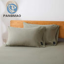 Grounding Sheets Queen Size | Organic Cotton + Silver Fiber | White Fitted Earth Sheets with Grounding Cord