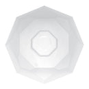 Bloem Tuxton Hexagon Planter: 8" - Black - Modern Unique Geometic Small Pl, Durable Resin, Modern Design, Optional Drainage Holes, for Indoor & Outdoor Use, Gardening, 1.7 Gallon Capacity