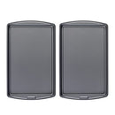 Goodcook Baking Sheet, 13 Inch x 9 Inch, Dark gray - 3 Piece
