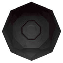 Bloem Tuxton Hexagon Planter: 8" - Black - Modern Unique Geometic Small Pl, Durable Resin, Modern Design, Optional Drainage Holes, for Indoor & Outdoor Use, Gardening, 1.7 Gallon Capacity