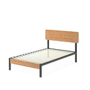 ZINUS Paul Metal and Bamboo Platform Bed Frame, Wood Slat Support, No Box Spring Needed, Easy Assembly, King