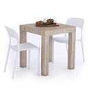 Mobili Fiver, First Extendable Table, Rustic Oak, Made in Italy
