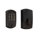 Schlage Encode Smart Wi-Fi Deadbolt with Century Trim in Matte Black