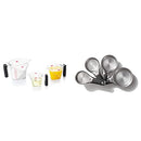 OXO Good Grips 3-Piece Angled Measuring Cup Set, Black