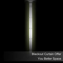 LEMOMO Blackout Curtains 52 x 84 inch/Black Set of 2 Panels/Thermal Insulated Room Darkening Bedroom Curtains