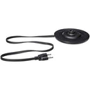 Amazon Basics Electric Glass and Steel Hot Tea Water Kettle, 1.7-Liter, Black and Sliver