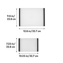 OXO Good Grips 2-Piece Plastic Cutting Board Set (Pack of 1),Clear