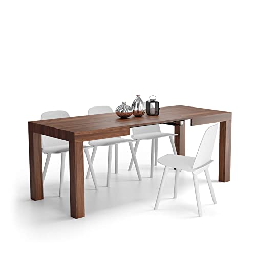 Mobili Fiver, First Extendable Table, Rustic Oak, Made in Italy