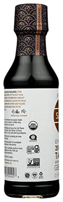 San J International, Sauce Tamari Gluten Free Reduced Sodium Organic, 10 Fl Oz