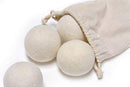 Wool Dryer Balls - Natural Fabric Softener, Reusable, Reduces Clothing Wrinkles and Saves Drying Time. The Large Dryer Ball is a Better Alternative to Plastic Balls and Liquid Softener. (Pack of 6)