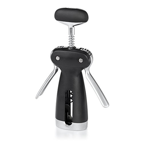 OXO SteeL Winged Corkscrew with Removable Foil Cutter, INOXO.3113400ML