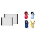 OXO Good Grips 2-Piece Plastic Cutting Board Set (Pack of 1),Clear