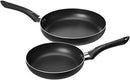 Amazon Basics Non-Stick Cookware 15-Piece Set, Pots, Pans and Utensils, Black