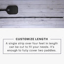 Pickleball Paddle Edge Guard Tape (Burgandy, Narrow)