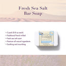 A LA MAISON Lavender Flower Bar Soap - Triple French Milled Natural Moisturizing Hand Soap Bar (3 Bars of Soap, 8.8 oz)